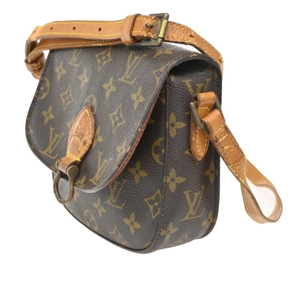 LOUIS VUITTON Mini Saint Cloud Shoulder Bag Monogram Leather BN M51244 64ZA075 - Picture 2 of 16